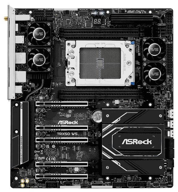 ASRock TRX50 WS motherboard