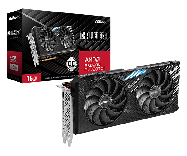 ASRock > AMD Radeon™ RX 7800 XT Challenger 16GB OC