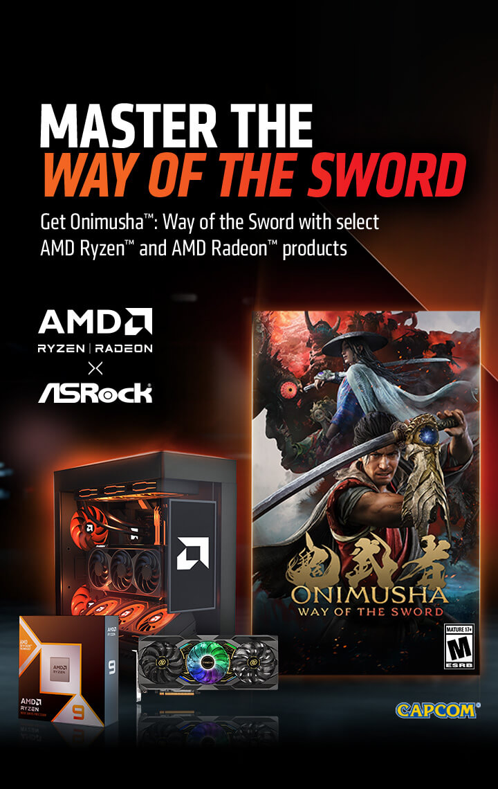 ASRock AMD ONIMUSHA Game Bundle 26Q3