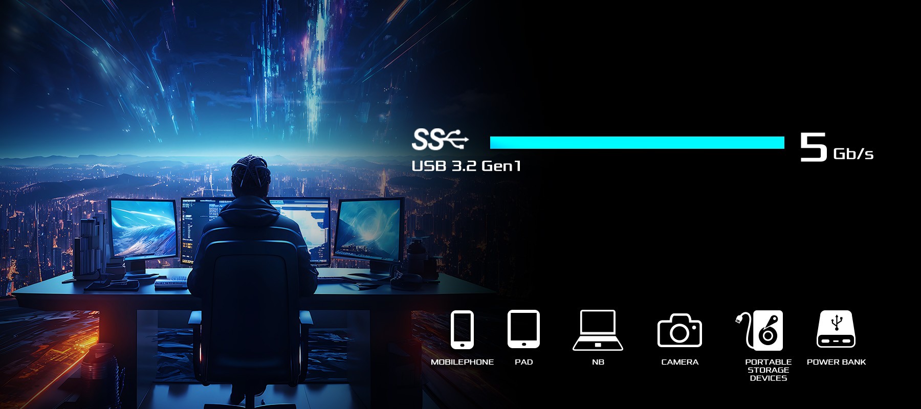 Front USB 3.2 Gen1 Type-C