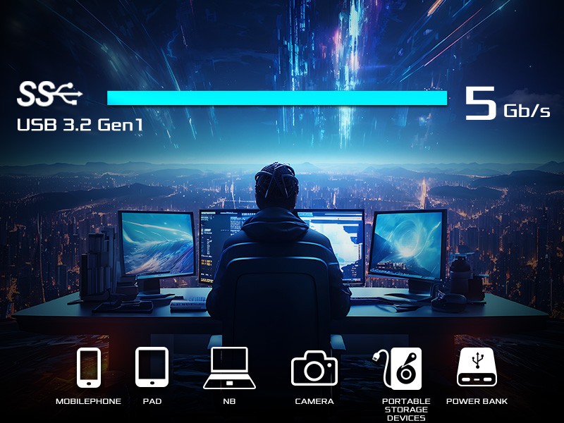 Front USB 3.2 Gen1 Type-C