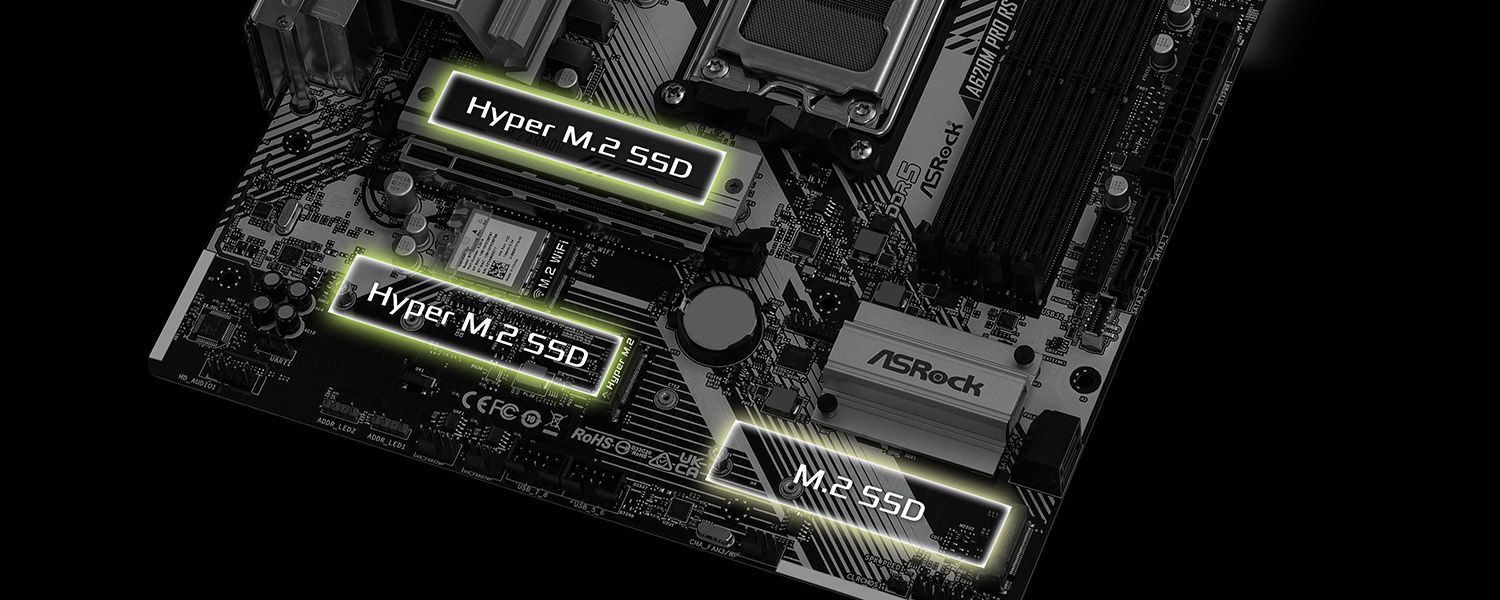 ASRock A620M Pro RS - Carte mère - | Muséericorde