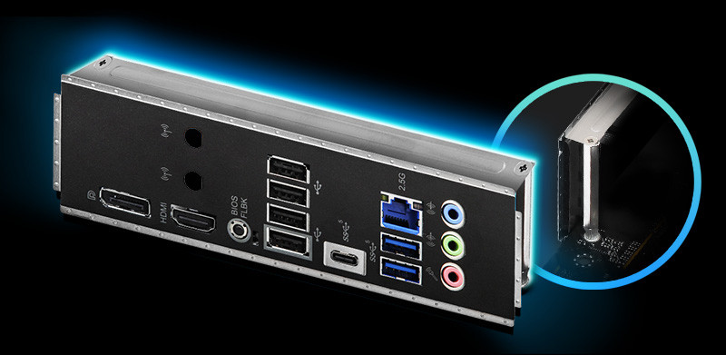 Pre-Installed IO Shield