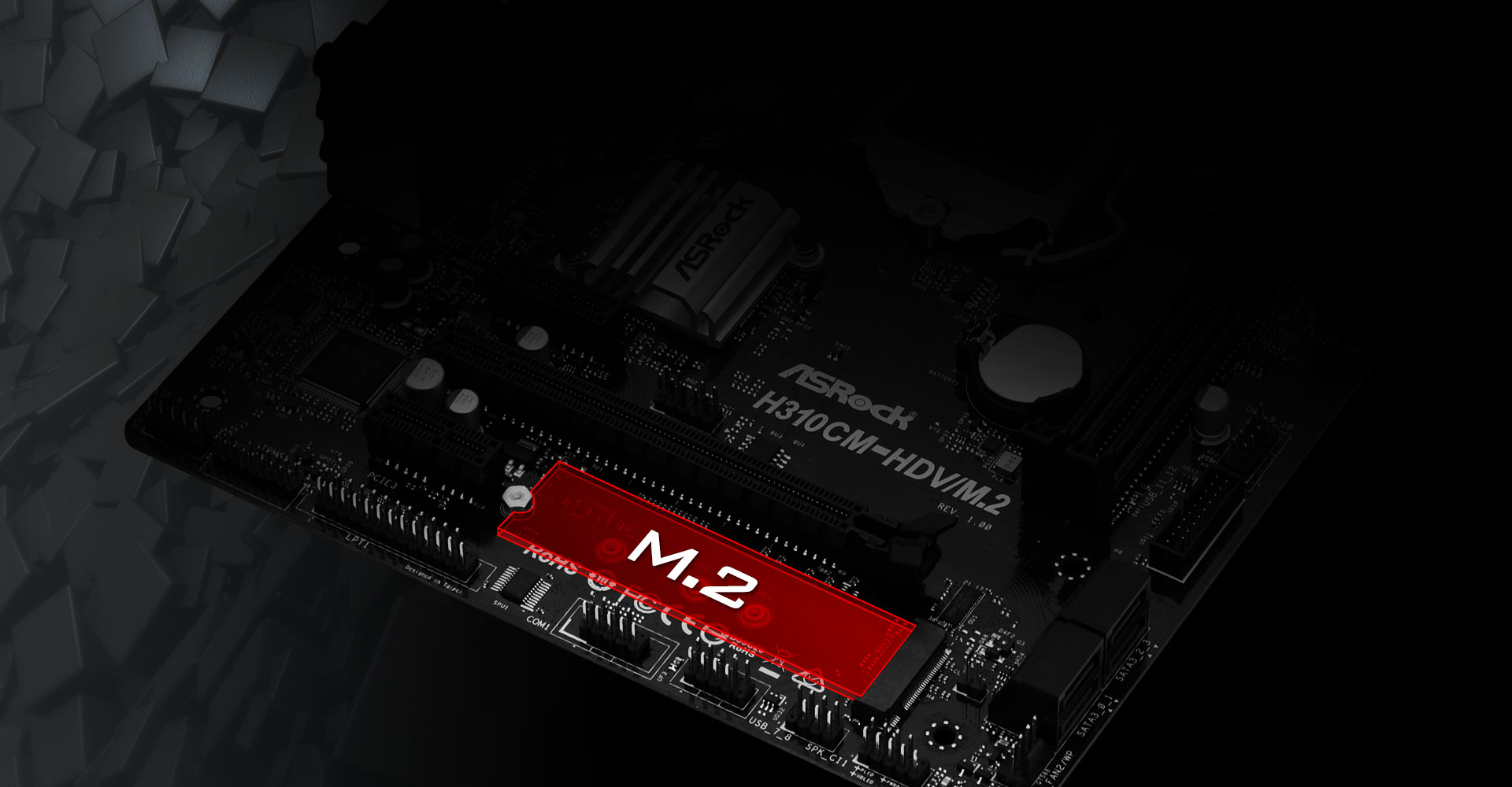 M.2 x 1 (Gen2x4 / SATA3)