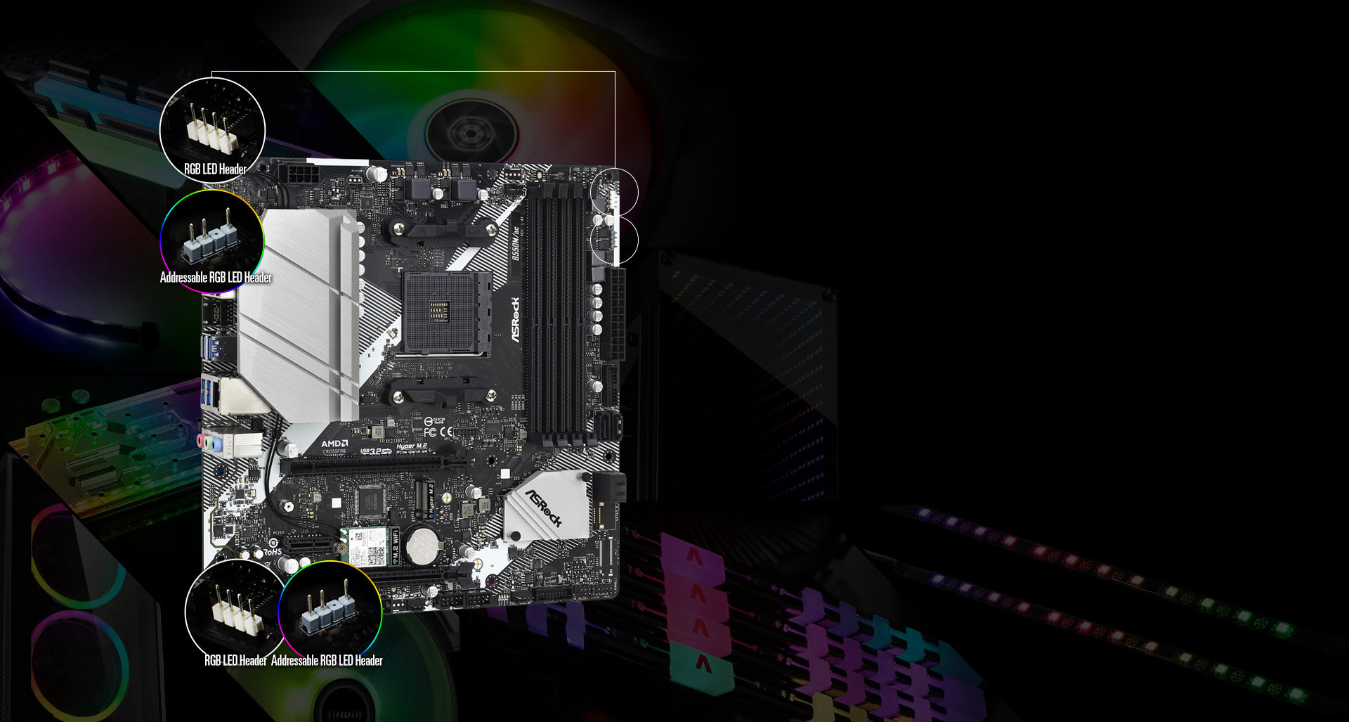 Polychrome LED(right)