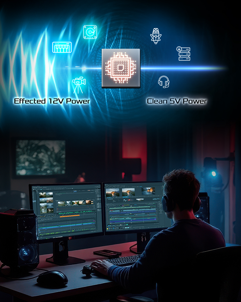 Stable 5V USB Power for Professional Peripherals