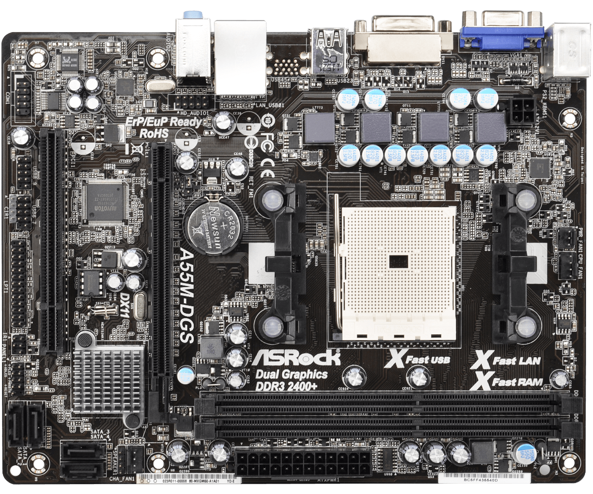 ASRock > A55M-DGS