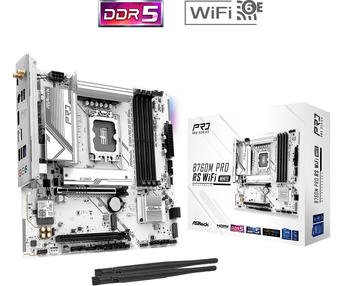 動作品美品】intel i7 14700kf＋b760m pro RSWiFi ASRock > B760M Pro 