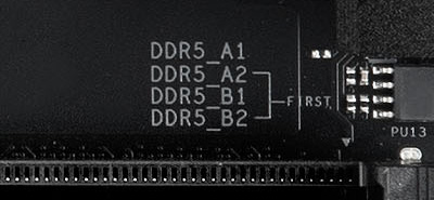 AM5 platform supports DDR5 Only, please follow DIMM slot priority for better performance