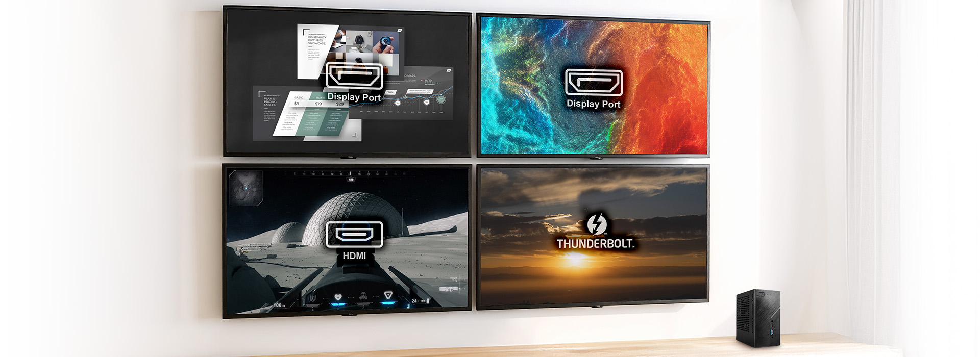 One System. Four Screens. Endless Impact.