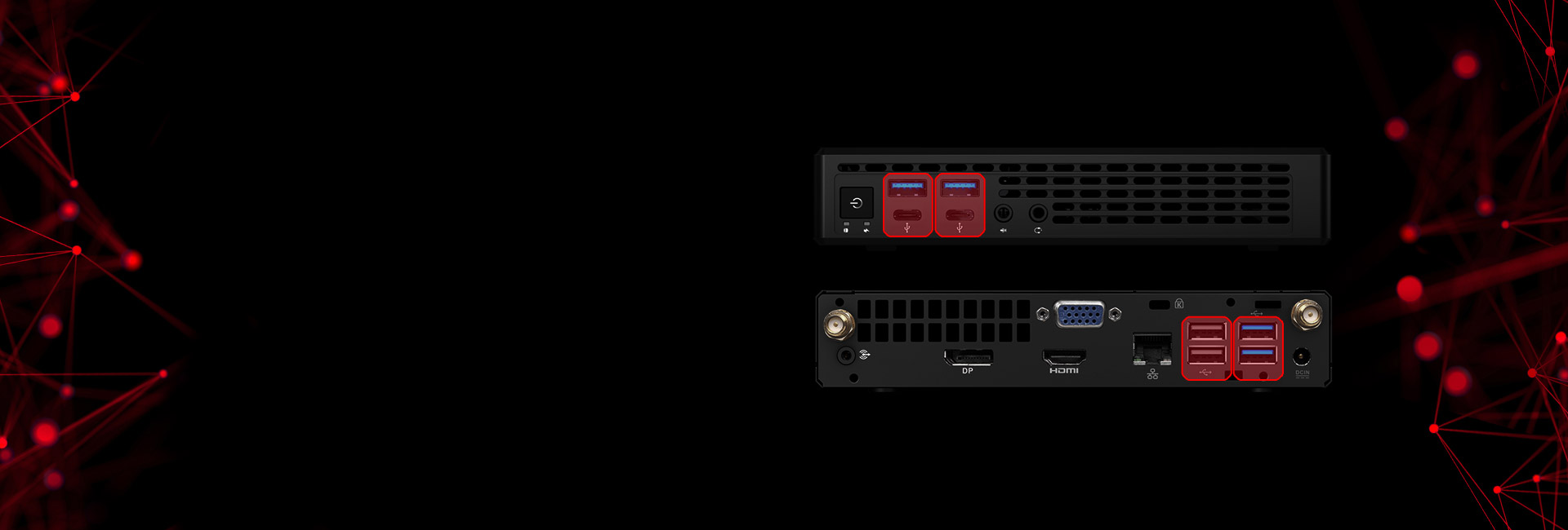 JupiterX300 Rich USB Connectivity