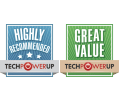 TechPowerUp - Highly Recommended / Great Value