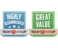 TechPowerUp - Highly Recommended/Great Value