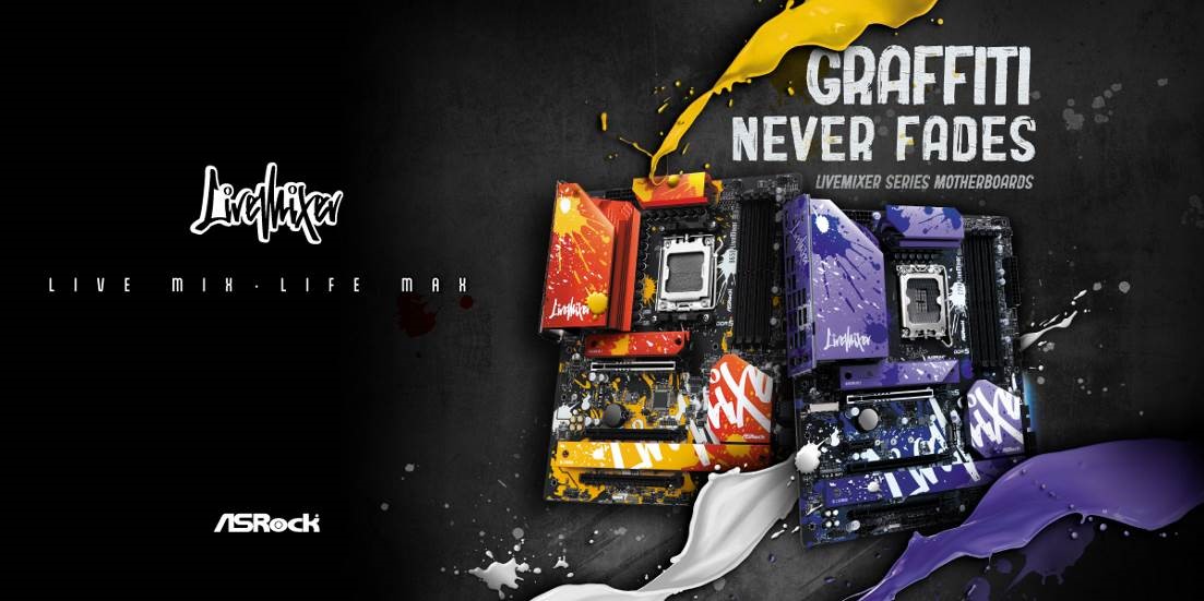 Born to Stream–ASRock Launches LiveMixer Series Motherboards