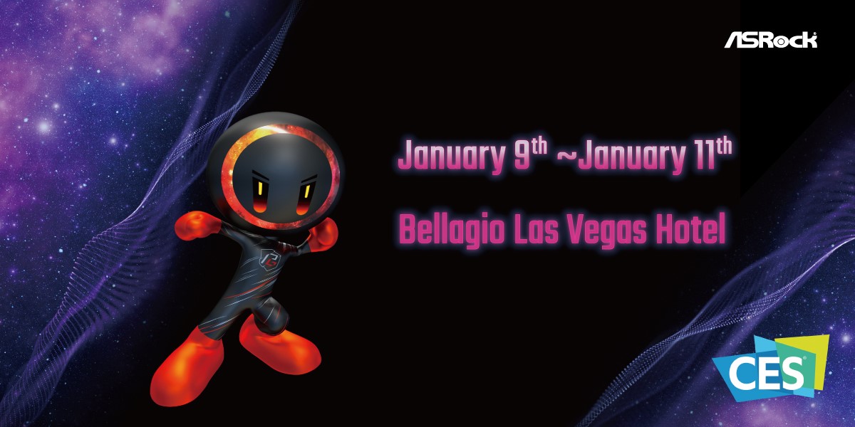 ASRock Unveils Upcoming Motherboards and Phantom Gaming Monitors at CES 2024