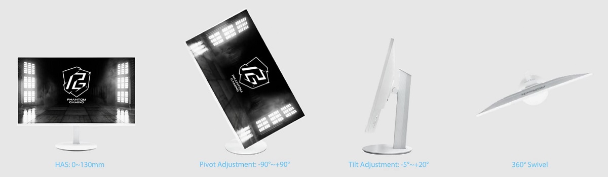 ASRock Launches PG27FFS2E / PG27FFS2E-W / PG27FFS1A Gaming Monitors Introducing a Stylish White Design for the First Time with 240Hz Smooth Gaming Performance