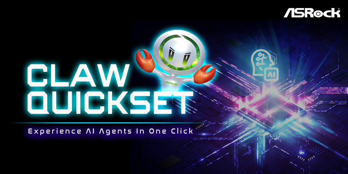 ASRock Showcases ASRock Claw Quickset: Your Own OpenClaw Private AI Assistant, in One Click