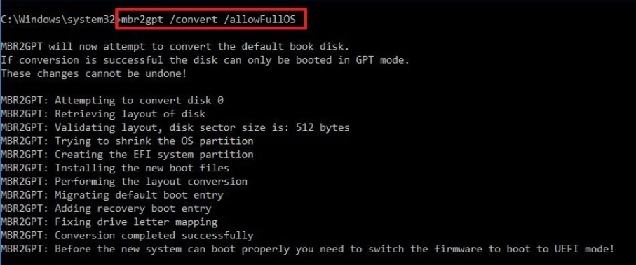 How do I check if the system can support Secure Boot? step6