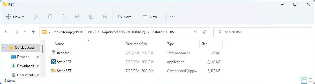How to check the RAID configuration via the Intel RST application under Windows 11?